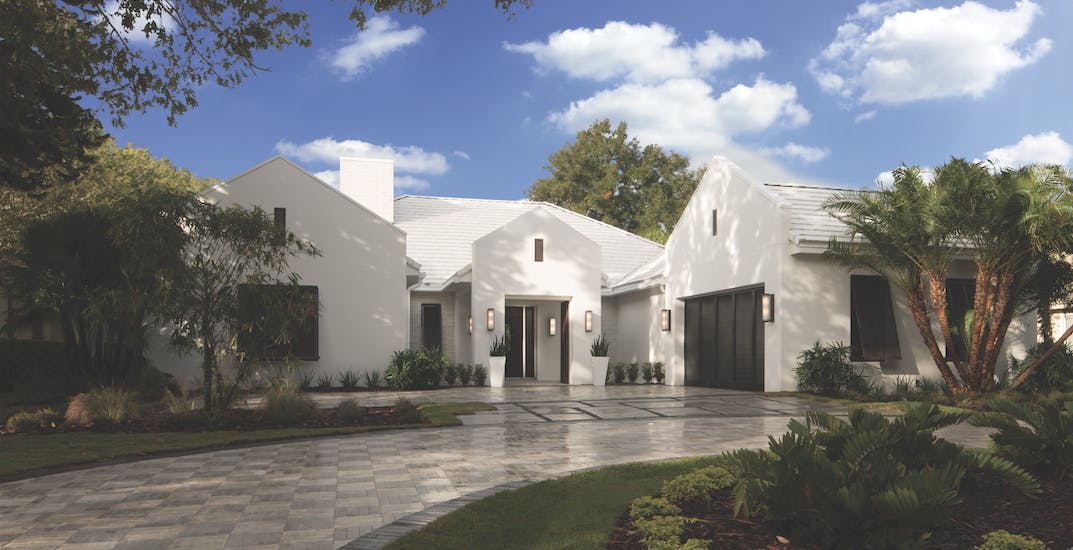 The New American Remodeled Home entrance