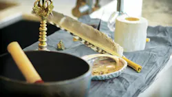 Space clearing tools that Mina Fies uses at Synergy Design & Construction Space clearing tools that Mina Fies uses at Synergy Design & Construction