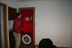 blower door test blower door test