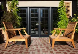 M.R.S. used black exterior frames on the new Andersen windows to match the facad M.R.S. used black exterior frames on the new Andersen windows to match the facad