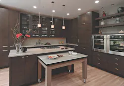 Ovens placed next to each other, rather than stacked, and placed at a comfortab Ovens placed next to each other, rather than stacked, and placed at a comfortab