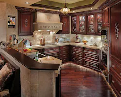 Cabinets have various shelf and drawer configurations that affect the amount of Cabinets have various shelf and drawer configurations that affect the amount of