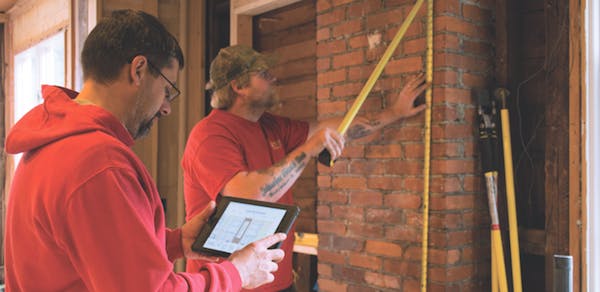 Bright Ideas by Martinec using iPads on jobsite