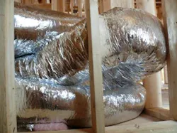 Crimped flexible ducts Crimped flexible ducts