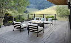 Deck Cable Railing. Photo: Deckorators Deck Cable Railing. Photo: Deckorators