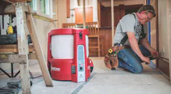 DustClean system at work on the jobsite DustClean system at work on the jobsite