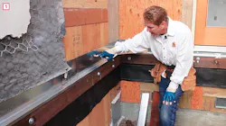 professional remodeler showing how to install stucco above a deck ledger professional remodeler showing how to install stucco above a deck ledger