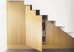 under-stair storage designed and built into the structure under-stair storage designed and built into the structure