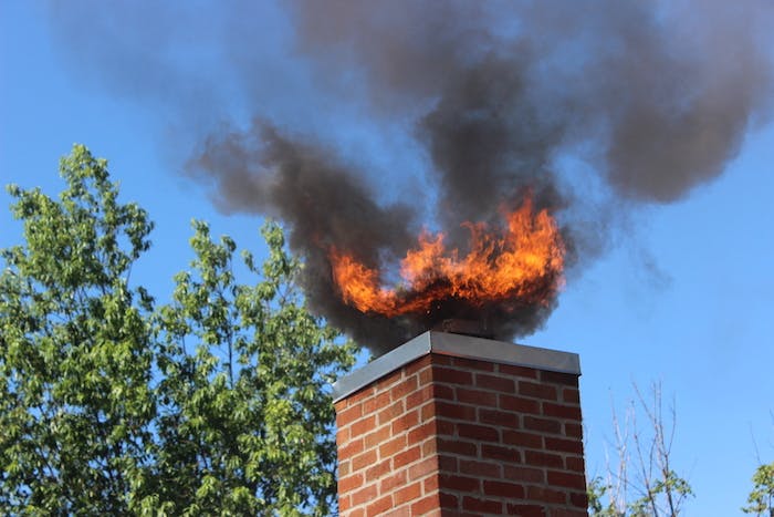 chimney fire