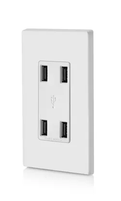 Leviton 4-Port USB Charger Leviton 4-Port USB Charger