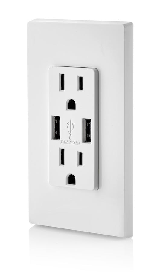 Leviton USB Charger/Tamper-Resistant Receptacle