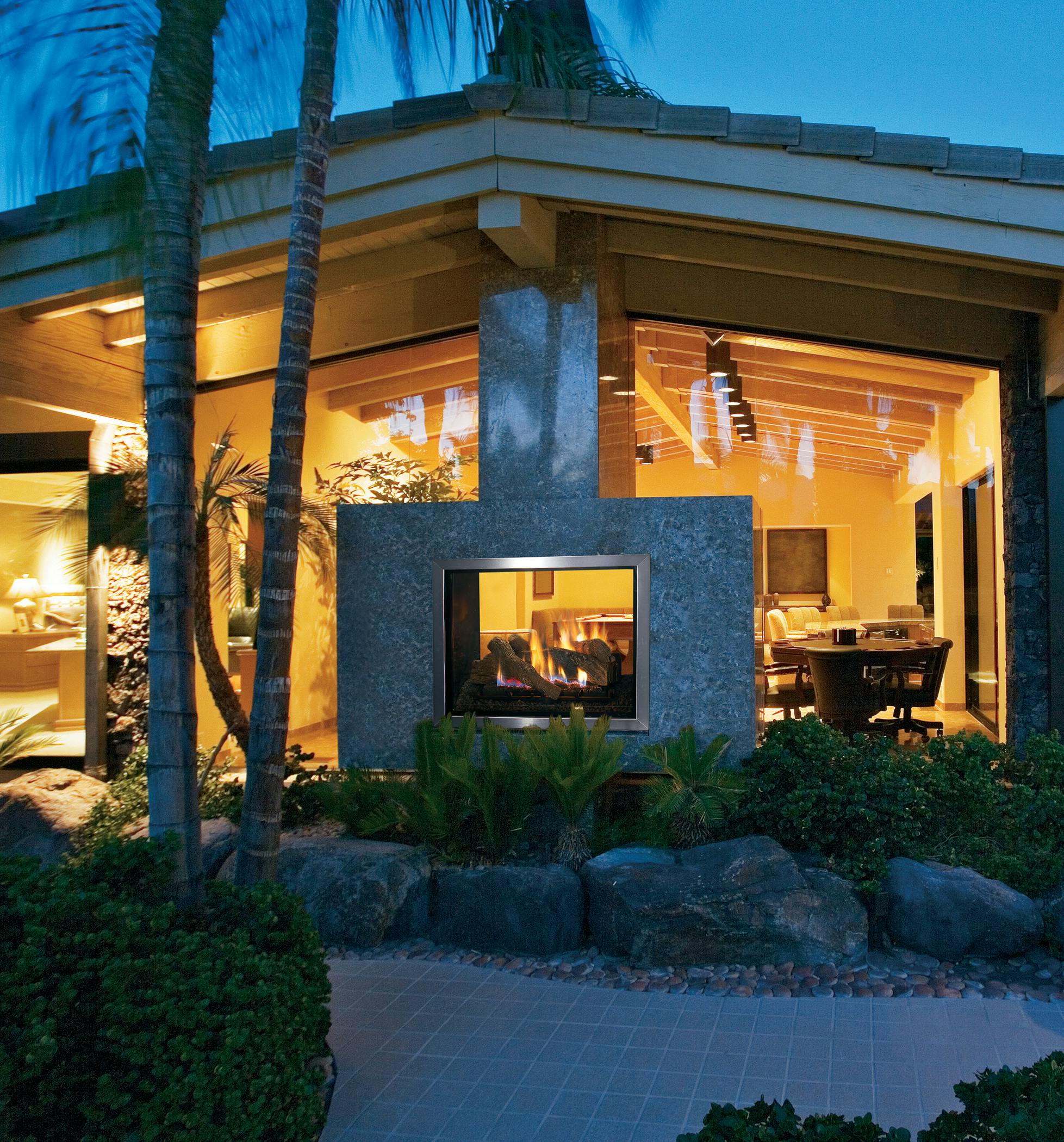 Astria See-Through Gas Fireplace