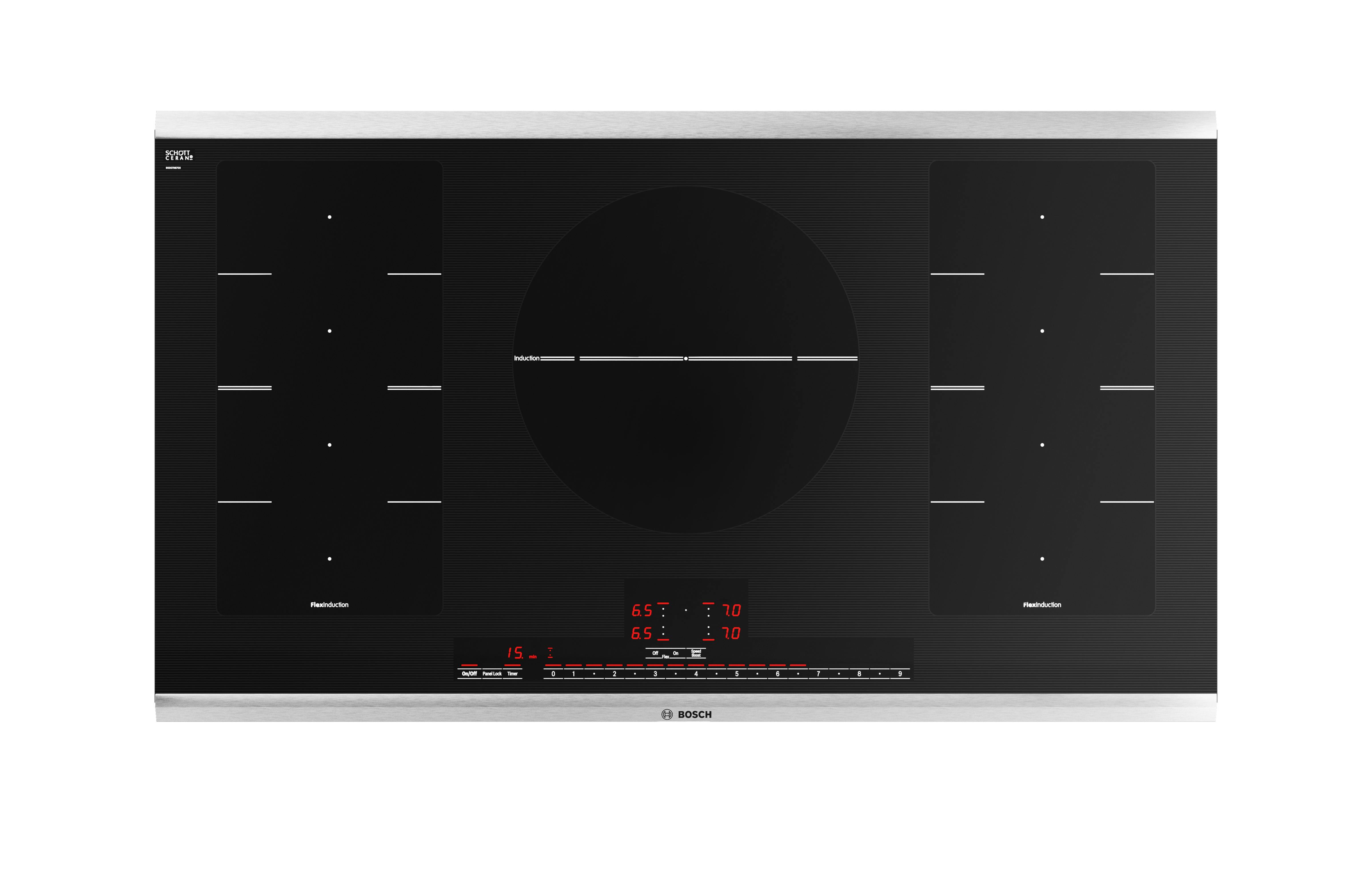 Bosch 36in Benchmark Induction Cooktop Flexinduction