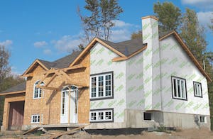 Vycor enV-S from Grace is an acrylic membrane that creates a continuous barrier against water and air intrusion.