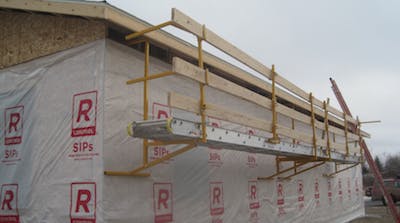 Smart Bracket is a lightweight steel bracket that hangs directly from the framing.