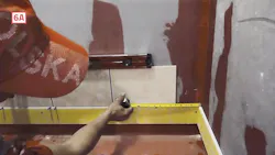 measure twice and cut once during your shower tile install measure twice and cut once during your shower tile install