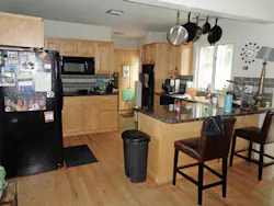 Kitchen skylight before Kitchen skylight before