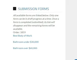 Screen Shot Submission Forms Screen Shot Submission Forms