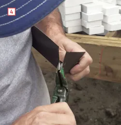 How to Custom Bend Window Drip Cap Flashing 1 How to Custom Bend Window Drip Cap Flashing 1