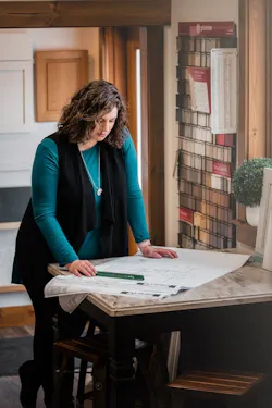 Carolyn Andrews looking over documents Carolyn Andrews looking over documents