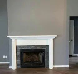 Off center fireplace remodeling Off center fireplace remodeling