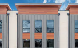 Front Of The Fort Worth Ent Building Façade Shows Off Mac Metal Cedar Harrywood Not Only Around The Windows But Along The Top And Soffit Front Of The Fort Worth Ent Building Façade Shows Off Mac Metal Cedar Harrywood Not Only Around The Windows But Along The Top And Soffit