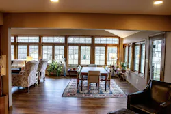 A sunny addition was added to this home by PDQ Construction, greatly expanding its living space. A sunny addition was added to this home by PDQ Construction, greatly expanding its living space.