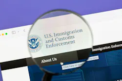 U.S. Immigration and Customs Enforcement webpage U.S. Immigration and Customs Enforcement webpage