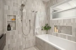 Wet room in a universal bathroom design Wet room in a universal bathroom design