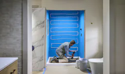 Shower walls installed by Reveal by Kohler remodeling service Shower walls installed by Reveal by Kohler remodeling service