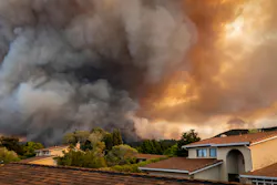 Wildfires burning homes Wildfires burning homes