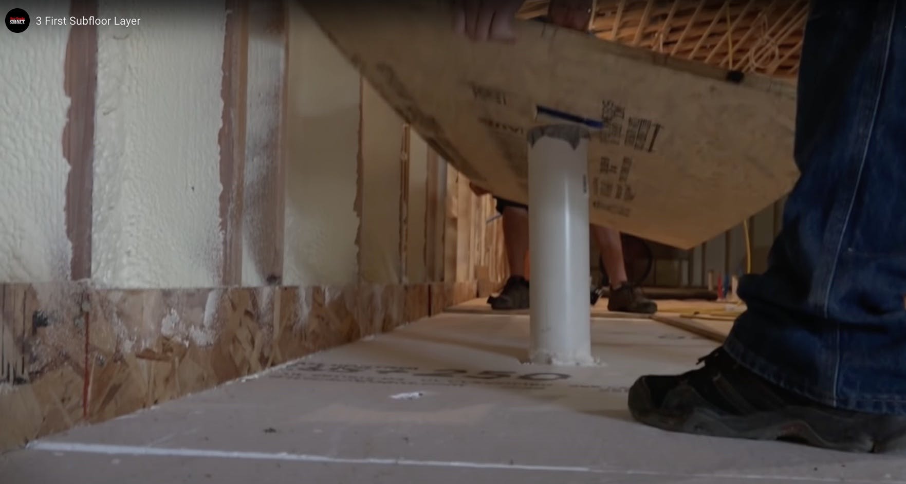 Floating Subfloor Insulated Slab