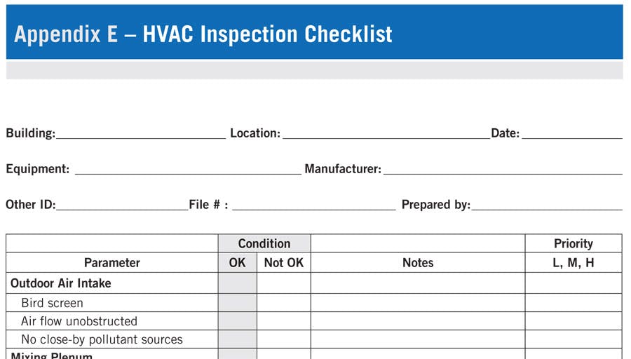 66fd822e81ad25517b1867e4 Appendixee28093hvacinspectionchecklistthumb