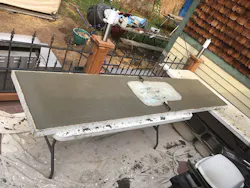 concrete counter concrete counter