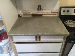 concrete counter concrete counter