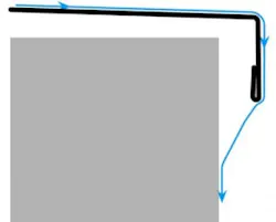 Hemmed drip edge metal can actually direct water toward a building Hemmed drip edge metal can actually direct water toward a building