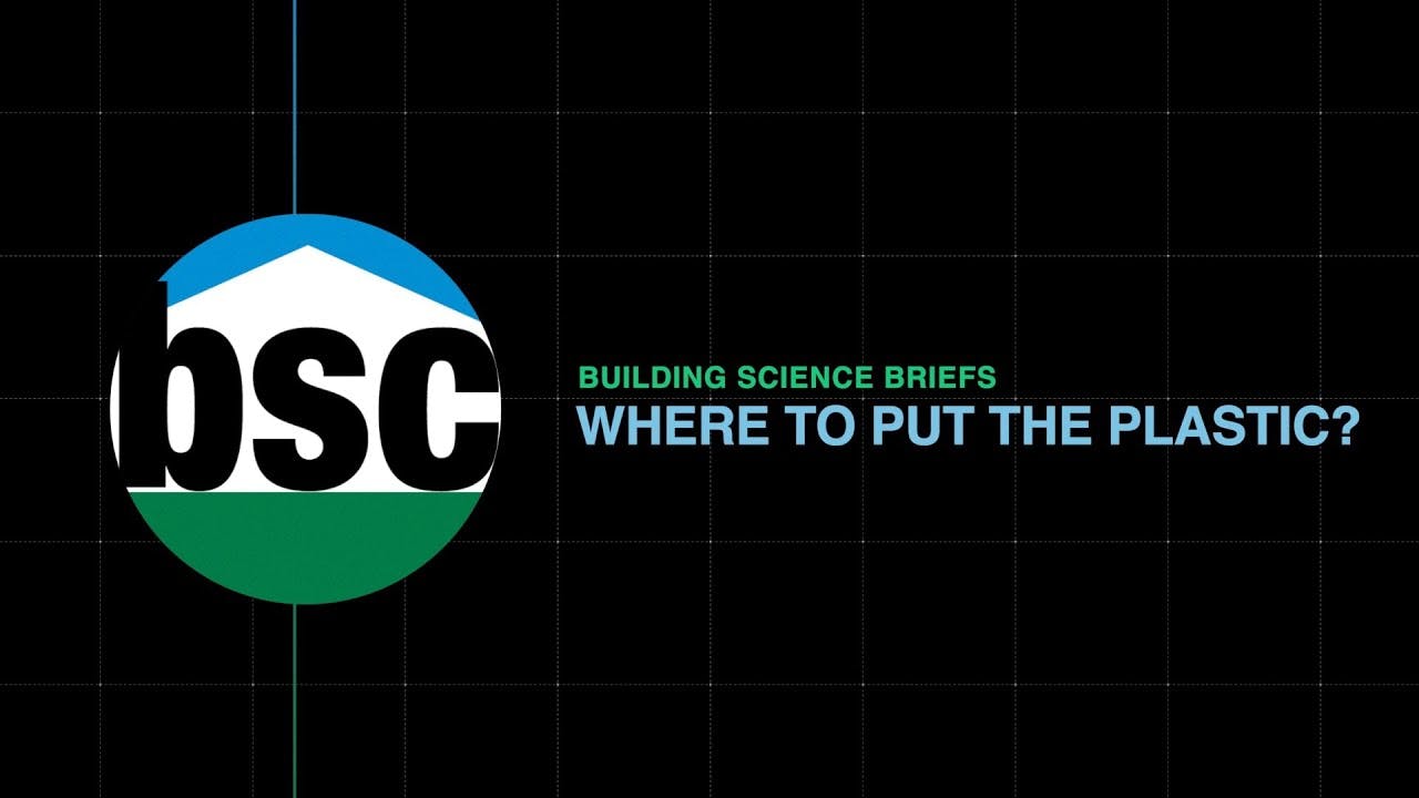 In a Radiant Slab, Where Does the Plastic Go?