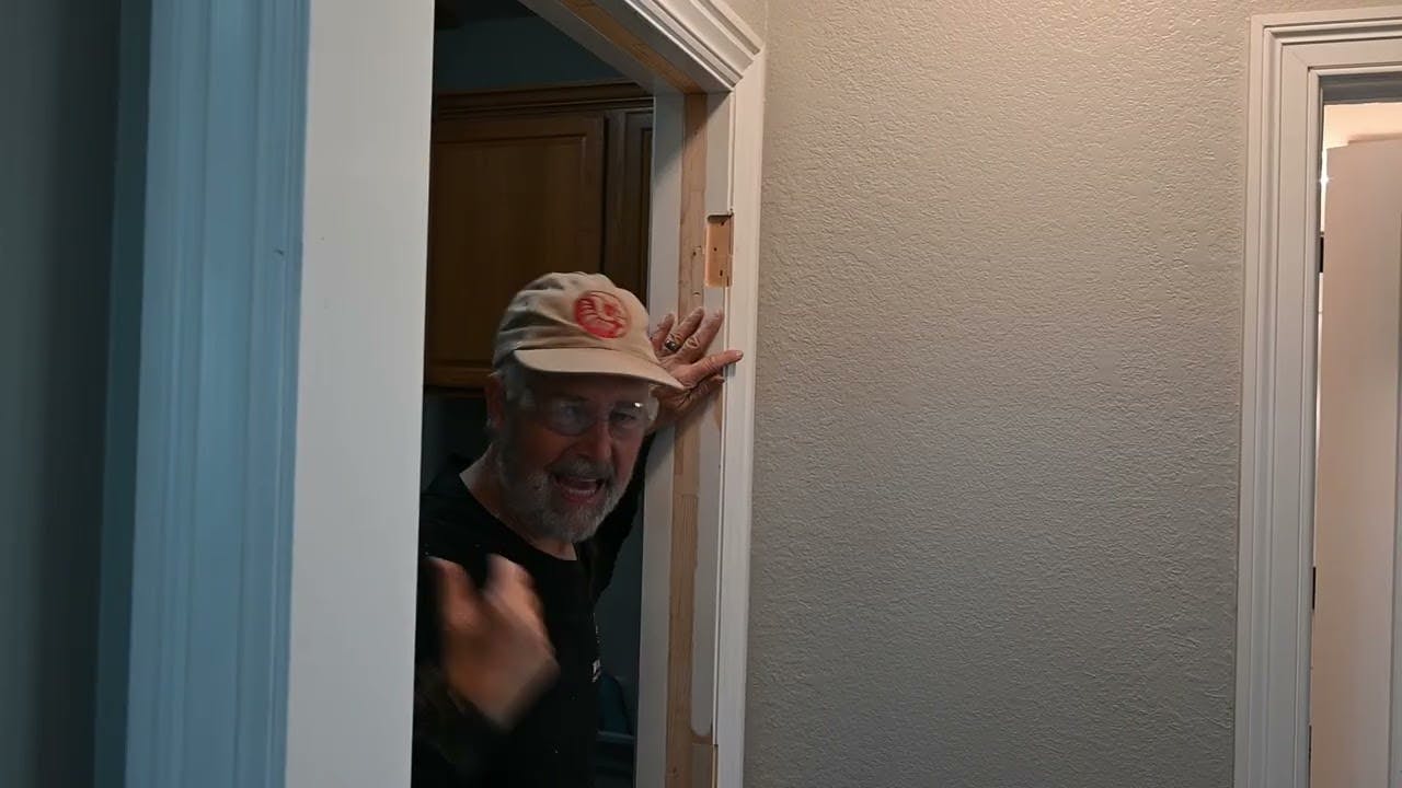 Removing a door How can I patch the hinge plate locations?