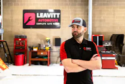 Travis Leavitt, owner of Leavitt Automotive in North Logan, Utah. Travis Leavitt, owner of Leavitt Automotive in North Logan, Utah.