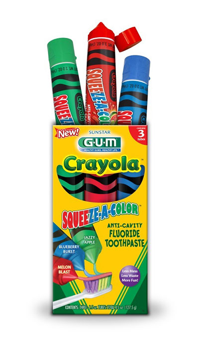 Gum Crayola Squeeze A Color Toothpaste