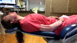 Figure 1: Patient positioning for the maxillary arch Figure 1: Patient positioning for the maxillary arch