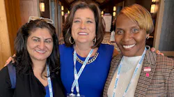 Toni Meyerkord, right, with Shreeti Ruparelia, left, and Barbara Tritz Toni Meyerkord, right, with Shreeti Ruparelia, left, and Barbara Tritz