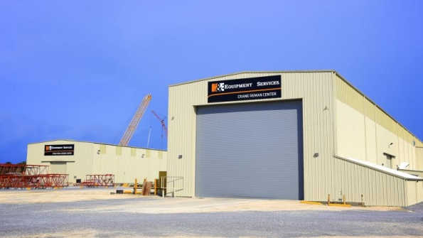 HampErsquos new Louisiana crane service facility has a separate Crane Reman Center right and a Structural Repair Center