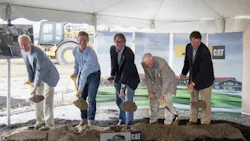 At MacAllister Machinery Corsquos groundbreaking ceremony from left Dave Baldwin Alex MacAllister Chris MacAllister PE MacAllister and Doug Clark At MacAllister Machinery Corsquos groundbreaking ceremony from left Dave Baldwin Alex MacAllister Chris MacAllister PE MacAllister and Doug Clark