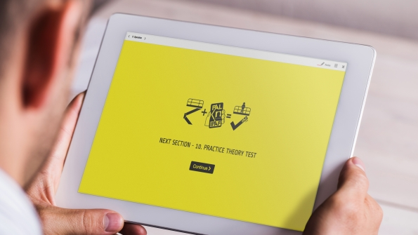 The eLearning module can be used on tablets laptops or any other device