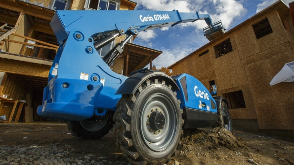 Genie Adds 74-HP Engine to GTH-844 Rough Terrain Telehandler | Rental