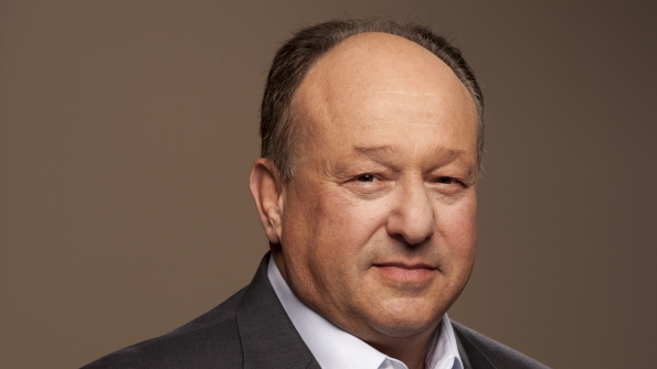 Larry Silber CEO of the newly named Herc Rentals visited the show floor at The Rental Show this week