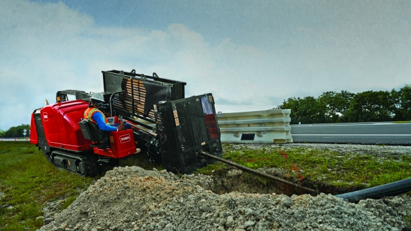 A Toro directional drill DD4045 at work