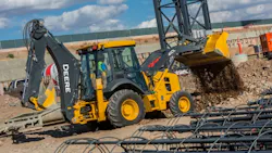 Deere equipment at work Deere equipment at work