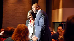 Basketball star and businessman Earvin quotMagicquot Johnson engages with Rental Show attendees Basketball star and businessman Earvin quotMagicquot Johnson engages with Rental Show attendees